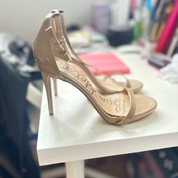 Vintage Sam Edelman ankle strap heels. Size 7.5 women’s. - Picture 1 of 3